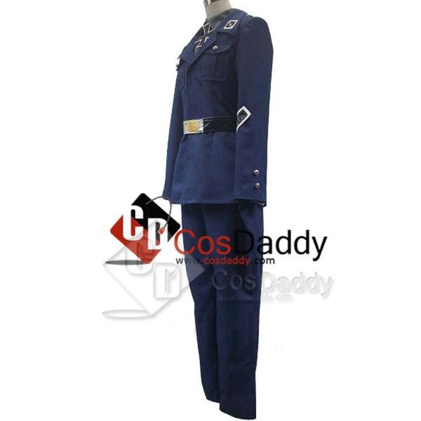 Axis Powers Hetalia Prussia Uniform Cosplay Costume