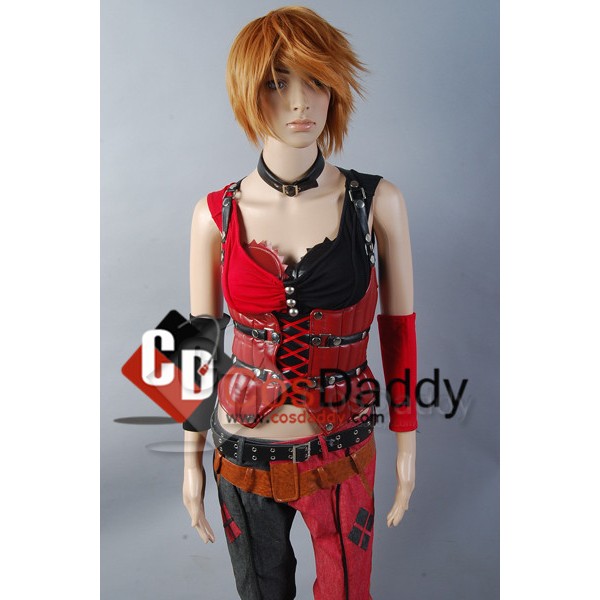 Batman Arkham Asylum City Harley Quinn Cosplay Costume