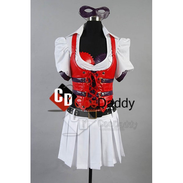 Batman:Arkham Asylum Harley Quinn Dress Cosplay Co...