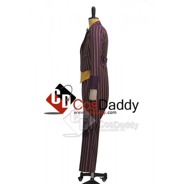 Batman Arkham Asylum Joker Suit Cosplay Costume 