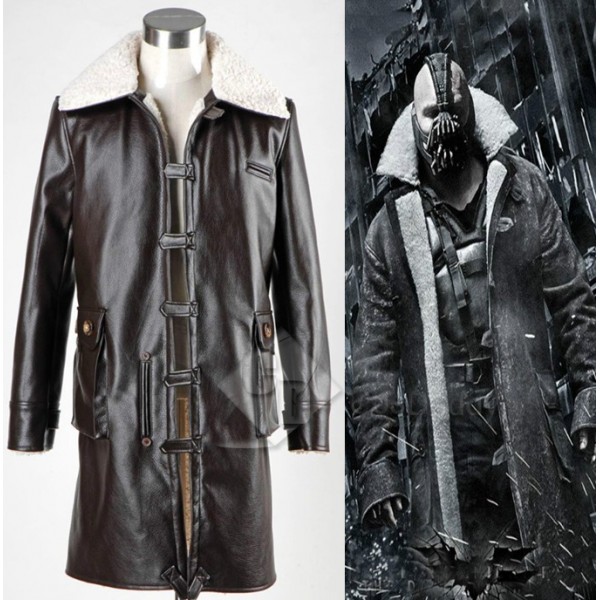 Batman:The Dark Knight Rises Bane Coat Jacket Cosplay Costume Version 1 