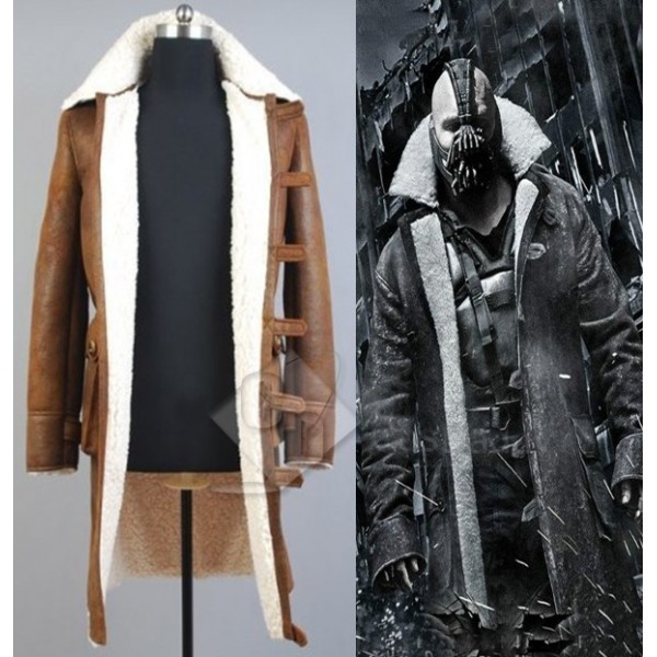 Batman:The Dark Knight Rises Bane Coat Jacket Cosplay Costume Version 2