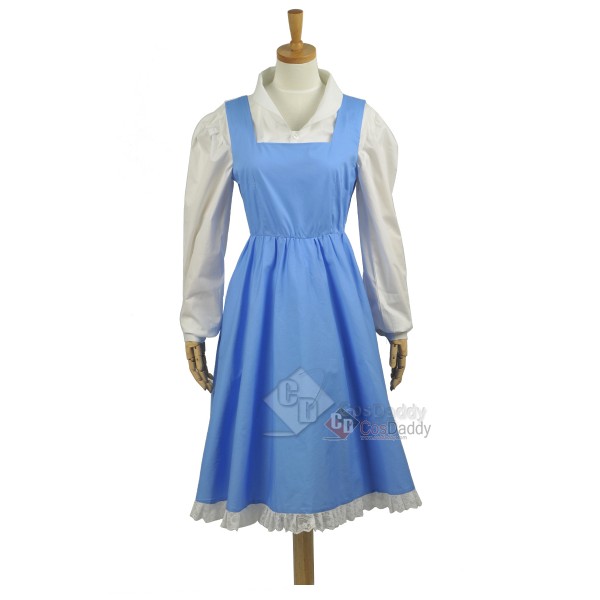 Beauty and the Beast the Maid Apron Dress Cosplay Costume