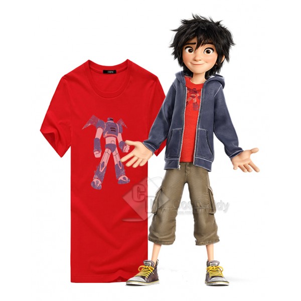 Big Hero 6 Hiro Hamada Red T-shirt