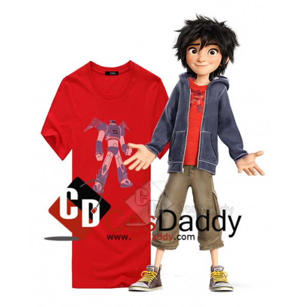 Big Hero 6 Hiro Hamada Red T-shirt