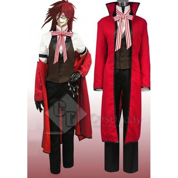 Black Bulter Grell Sutcliff Cosplay Costume
