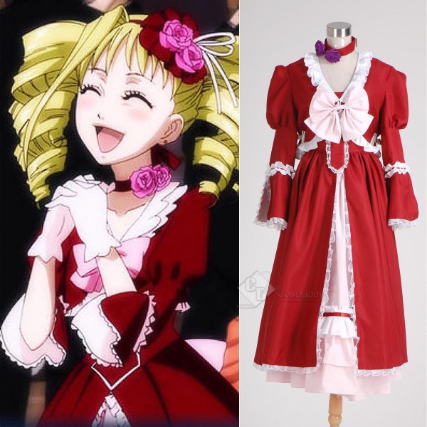 Black Butler Kuroshitsuji Elizabeth Gown Cosplay Costume 