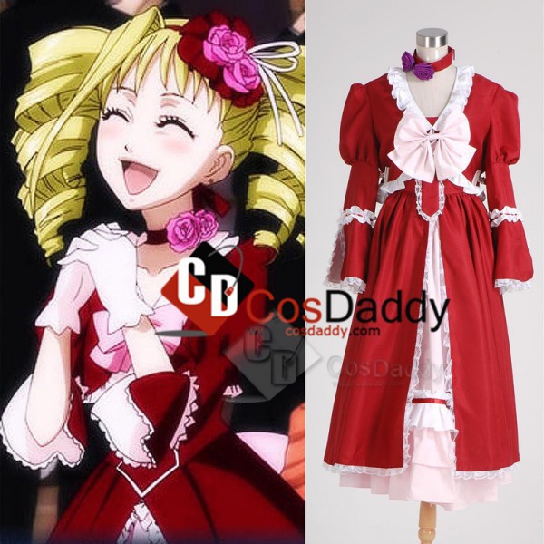 Black Butler Kuroshitsuji Elizabeth Gown Cosplay Costume 