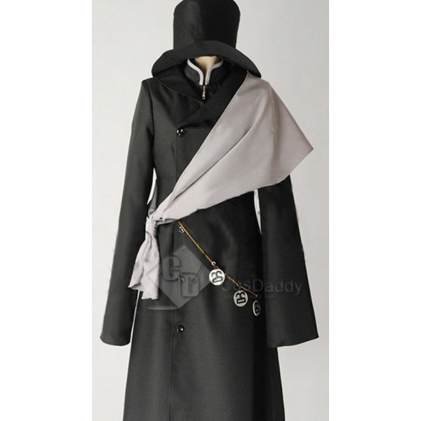 Black Butler Kuroshitsuji Undertaker Coat Hat Outf...