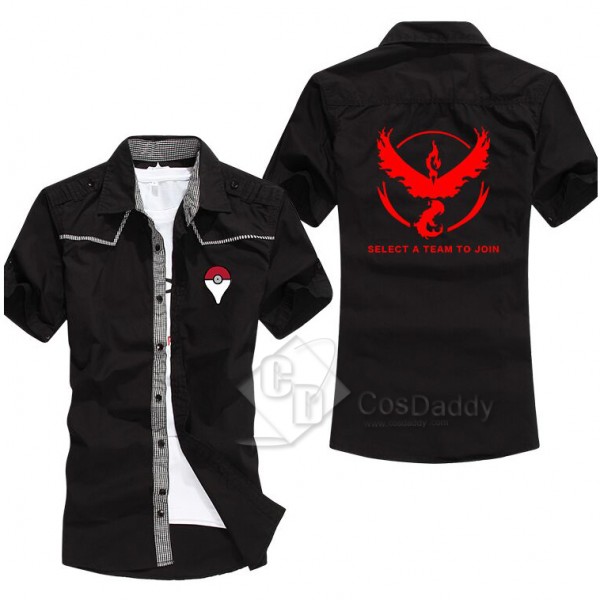 Pokemon Go Team Mystic Shirt Black/White/Dark Blue