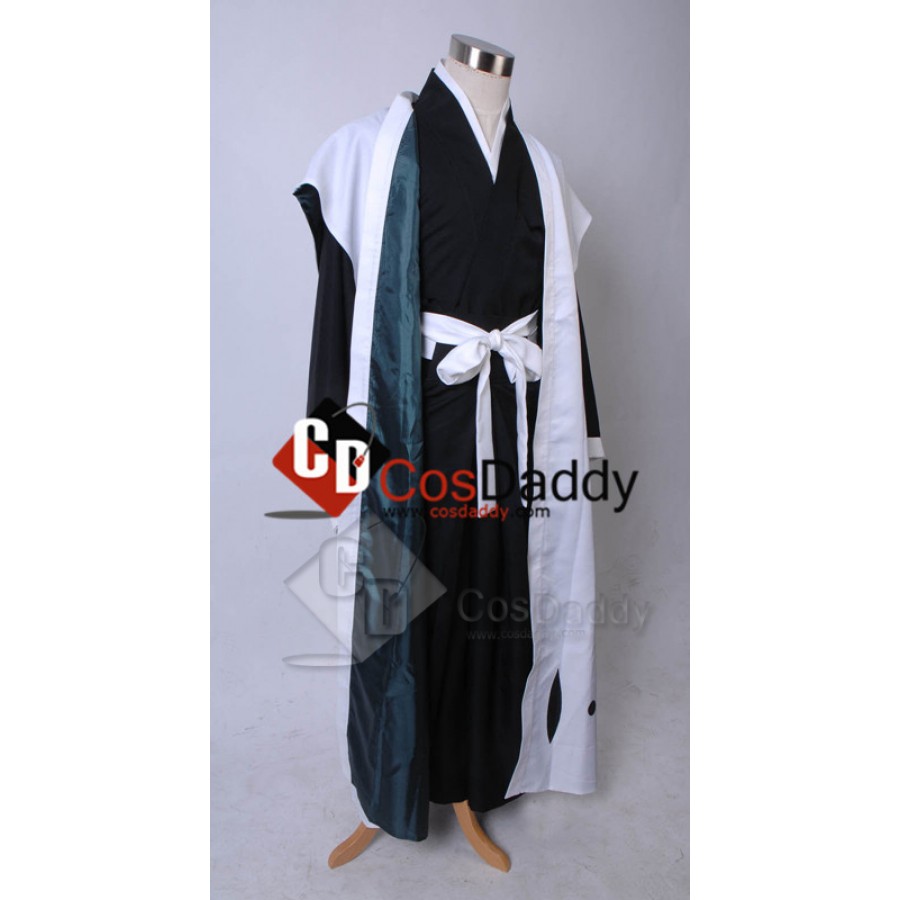 Bleach 10th Division Captain Toushiro Hitsugaya Death Kimono Cosplay Costume