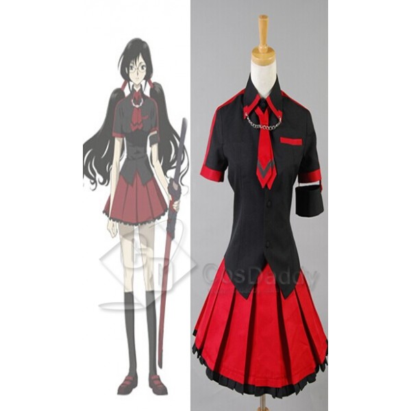 Blood C Saya Kisaragi Sanbara Academy Girl Uniform Cosplay Costume 
