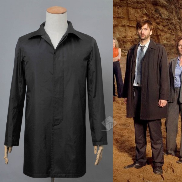Broadchurch Alec Hardy Trench Coat Cosplay Costume