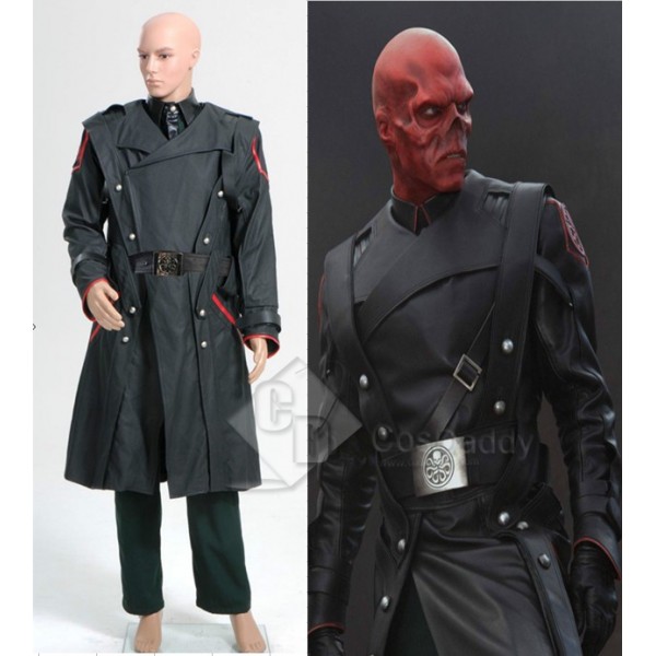Captain America Red Skull Complete Cosplay Costume 