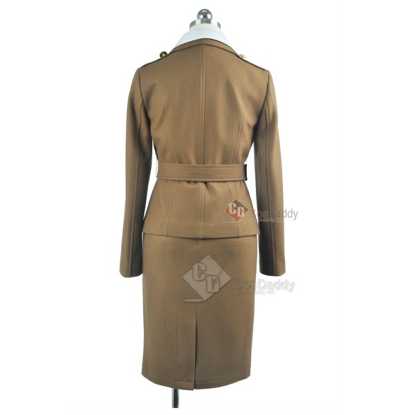 Captain America: The First Avenger Agent Peggy Carter Suit Cosplay Costume