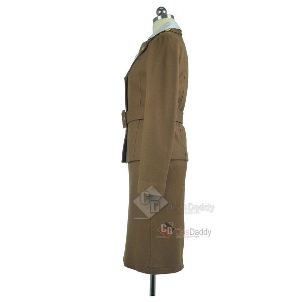 Captain America: The First Avenger Agent Peggy Carter Suit Cosplay Costume