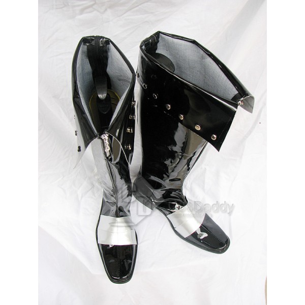 Castlevania Leon Black Cosplay Boots Custom Made