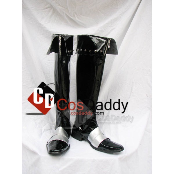 Castlevania Leon Black Cosplay Boots Custom Made