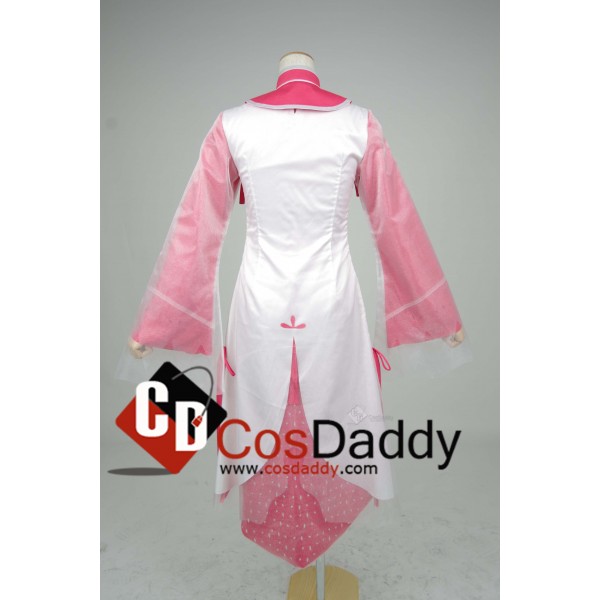 Chinese Game JX Online III White Red Dress Cosplay Costume