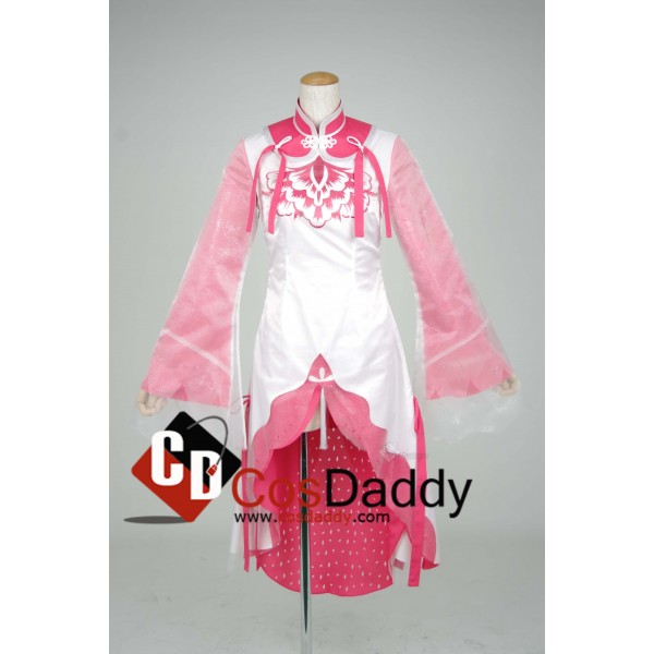 Chinese Game JX Online III White Red Dress Cosplay...