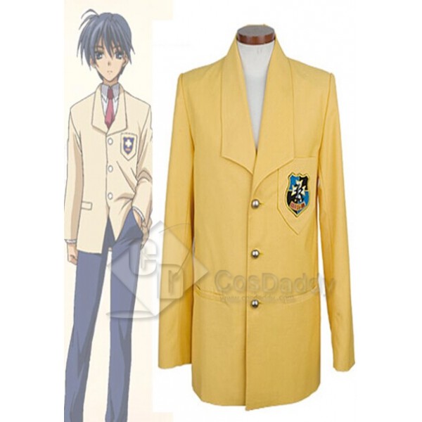 Clannad School Boy Uniform Jacket Cosplay Costume