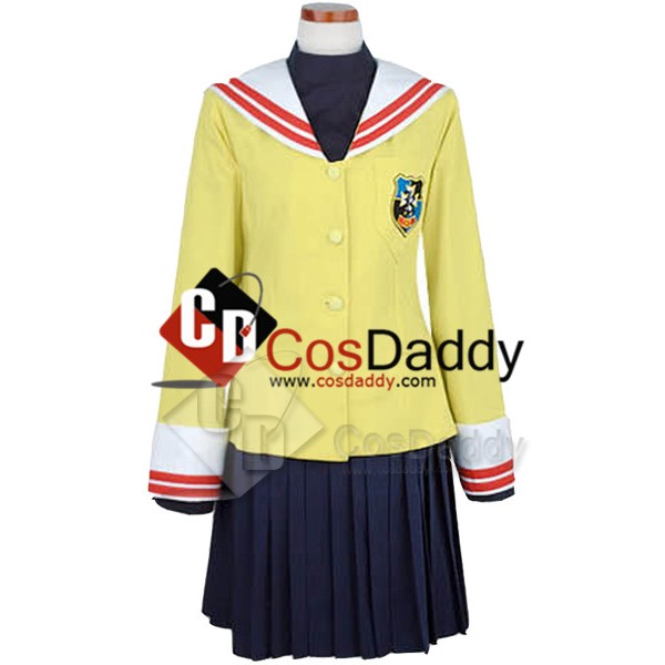 Clannad Cosplay Costume School Girl Uniform Winter...
