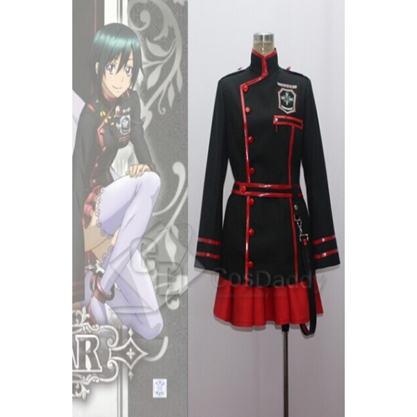 D Gray-Man Lenalee Lee New Black Cosplay Costume 