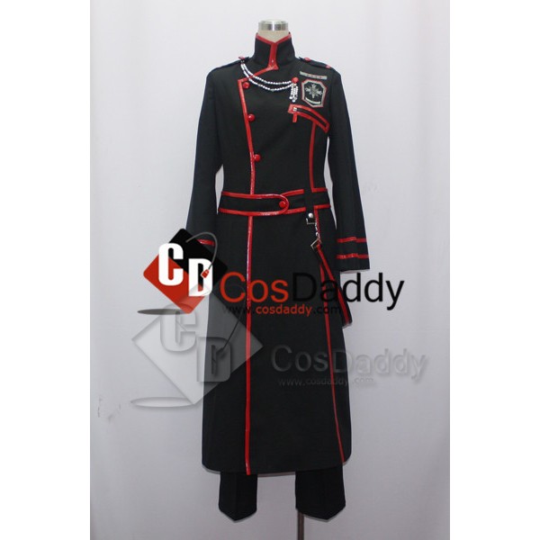 D Gray-man Yu Kanda New Black Cosplay Costume 