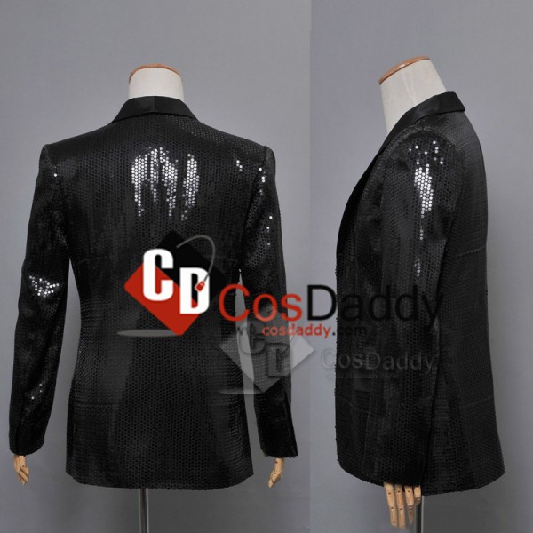 Daft Punk Random Access Memories Black Jacket Cosplay Costume 