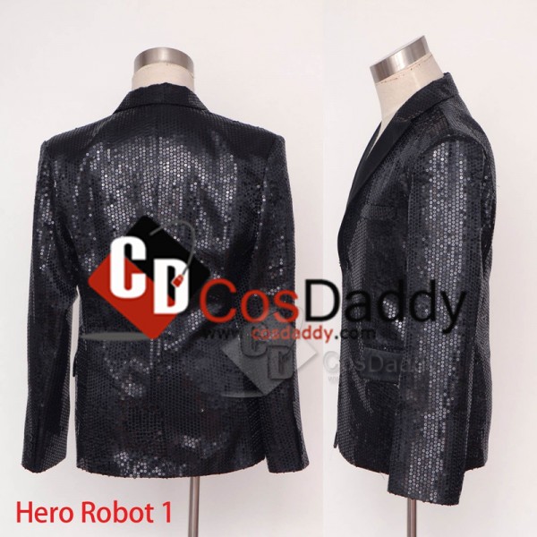 Daft Punk Random Access Memories Black Jacket Cosplay Costume Version 2