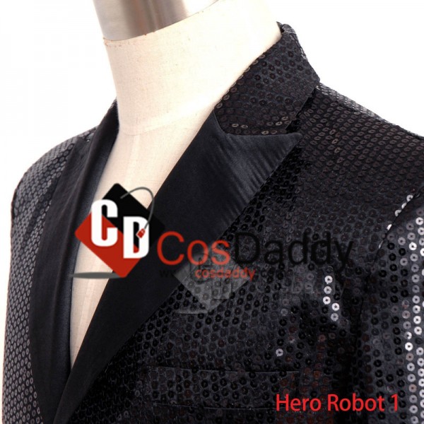 Daft Punk Random Access Memories Black Jacket Cosplay Costume Version 2