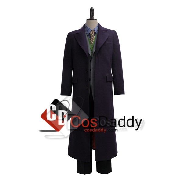 Batman Dark Knight the  Joker Suit Cosplay Costume (Wool)