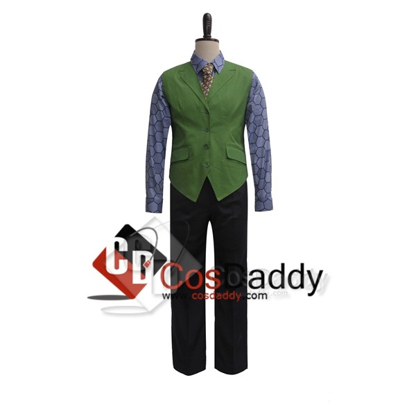 Batman Dark Knight the  Joker Suit Cosplay Costume (Wool)