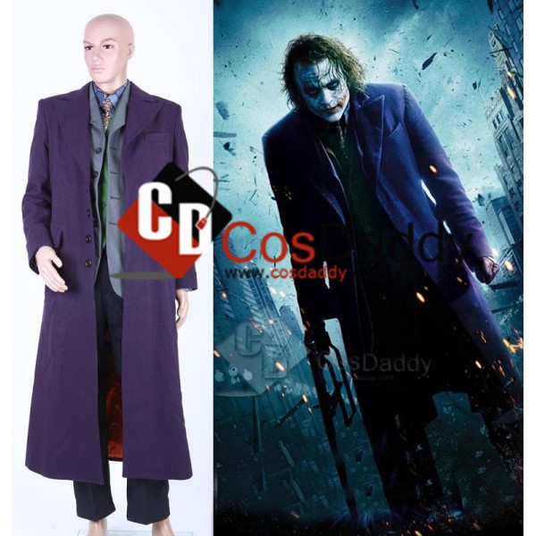 Batman: Dark Knight  Joker Suit Cosplay Costume (Cotton)