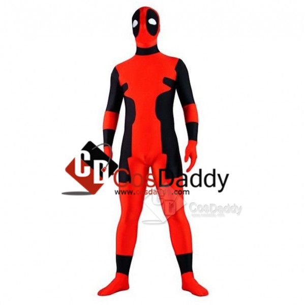 Deadpool Lycra Spandex Zipper Full Body Zentaisuit...