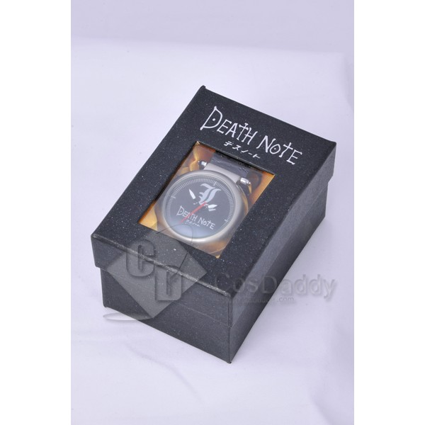 Death Note L Logo Pocket Watch