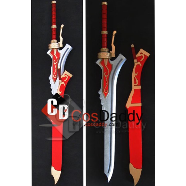 Devil May Cry 4 DMC4 Nero Red Queen Cosplay Sword
