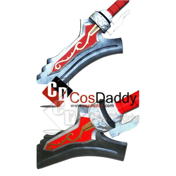 Devil May Cry 4 DMC4 Nero Red Queen Cosplay Sword