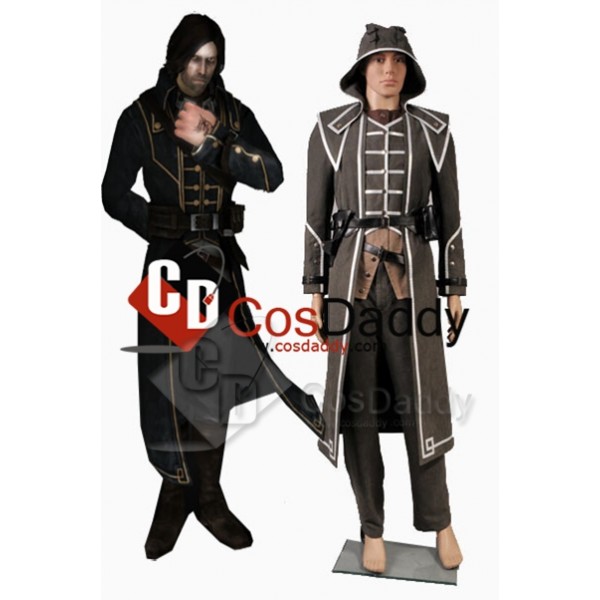 Dishonored Corvo Attano Cosplay Grey Cosplay Costume