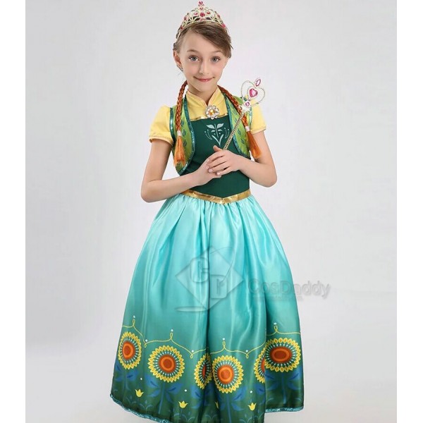 Disney Frozen Fever Cinderella New Anna Little Gir...