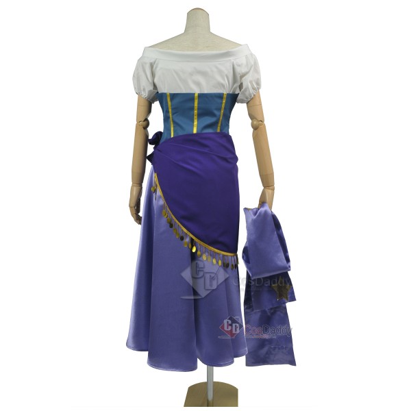 Disney HunchBack of Notre Dame Esmeralda Dress Cosplay Costume