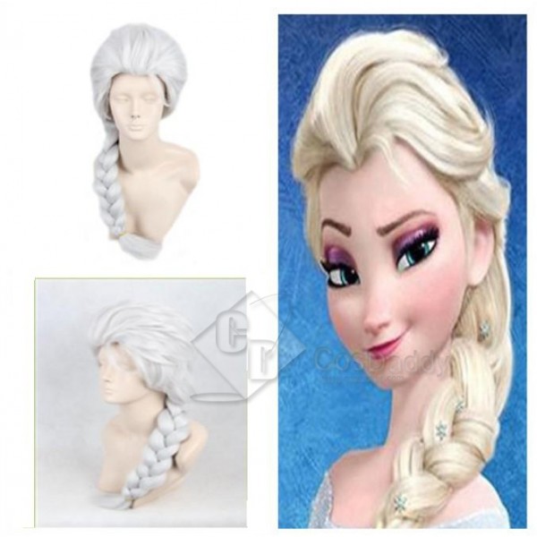 Disney Movies Frozen Snow Queen Elsa (Silver Gray) Wig