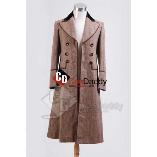 Doctor Who Fourth 4th Doctor Brown Coat Costume