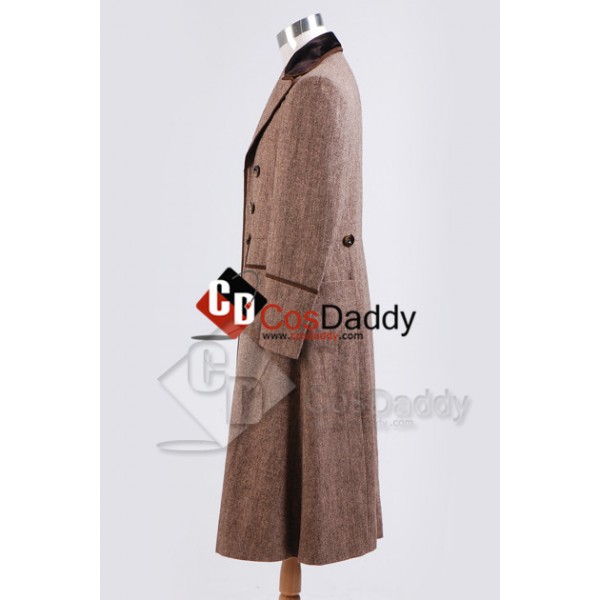 Doctor Who Fourth 4th Doctor Brown Coat Costume