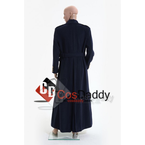 Doctor Who Torchwood Captain Jack Harkness Dark Blue Trench Coat Cosplay Costume