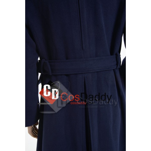 Doctor Who Torchwood Captain Jack Harkness Dark Blue Trench Coat Cosplay Costume