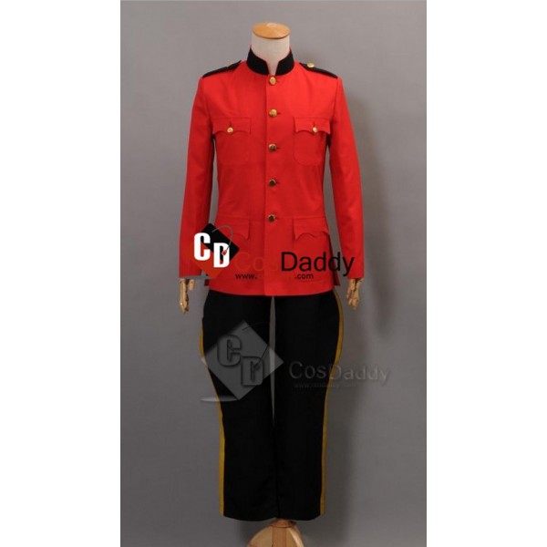 Due South Royal Canadian Red Mountie Serge Uniform Tunic Cosplay Costume