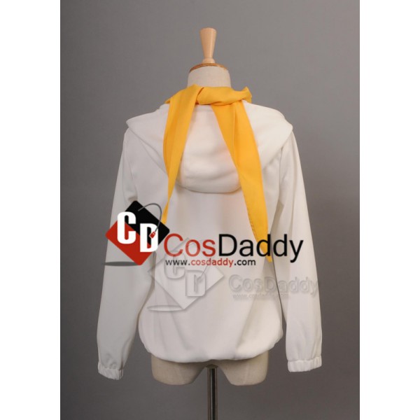 Durarara Kida Masaomi White Hoodie Cosplay Costume