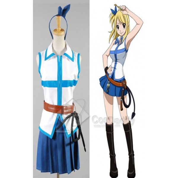 Fairy Tail Lucy Heartfilia Cosplay Costume 