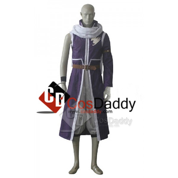 Fairy Tail Natsu Dragneel Purple Party Cosplay Cos...